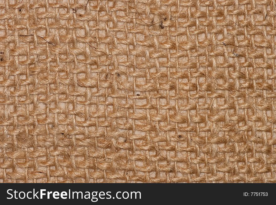 A brown sack textured . Great for backgroundtexture.