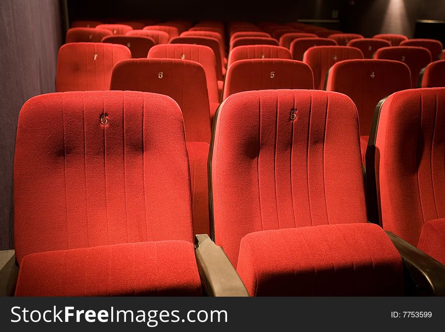 Empty Small Cinema Auditorium