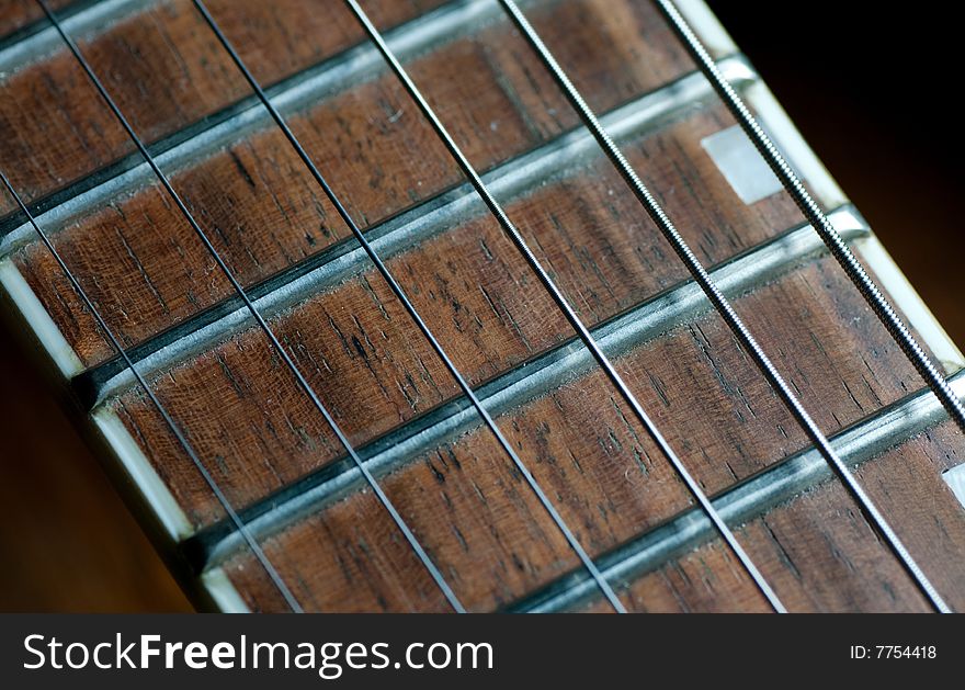 Guitar Fretboard Close-up
