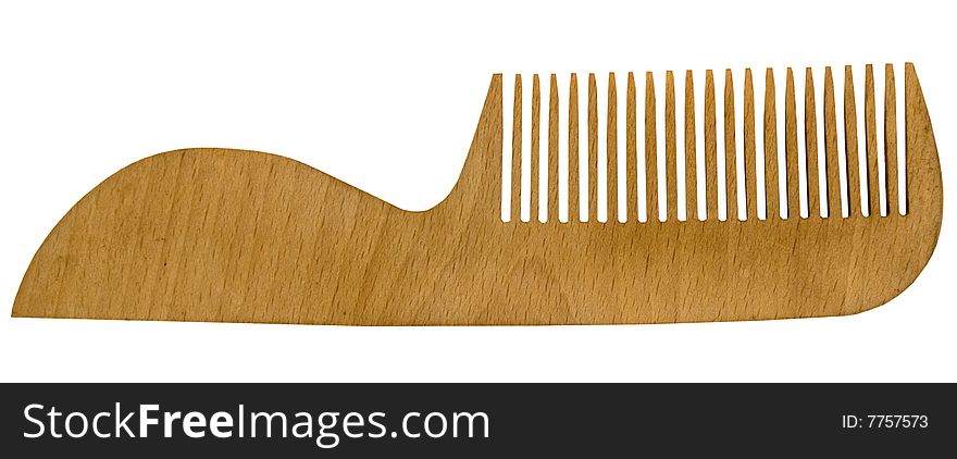 Comb (hair) on a white background. Comb (hair) on a white background