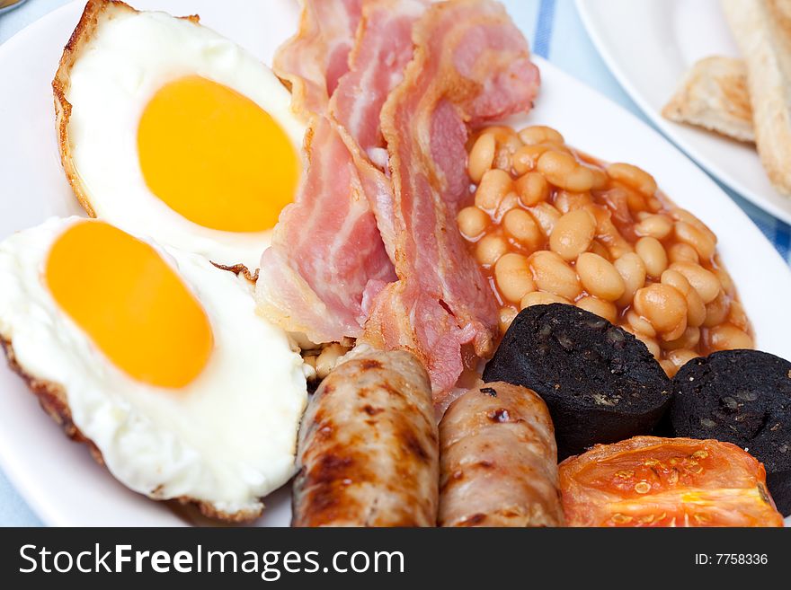 Traditional full english breakfast