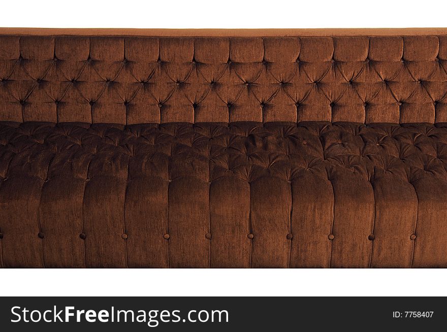 Velvet sofa