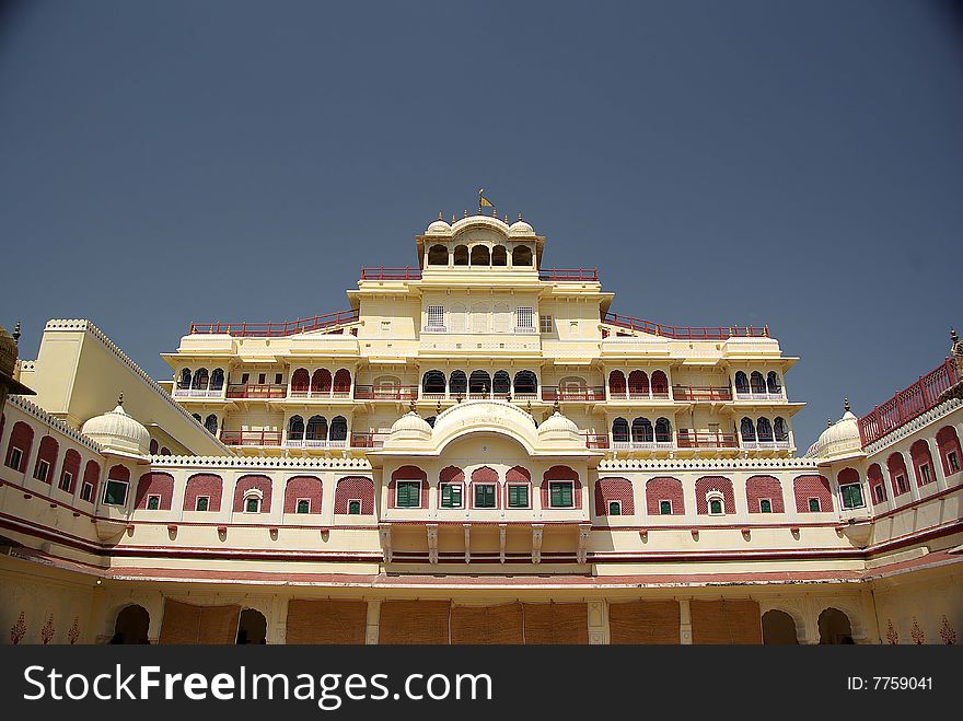 The City Palace of Jaipur in Rajasthan, India. The City Palace of Jaipur in Rajasthan, India