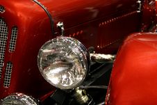Vintage Car Headlight Stock Images