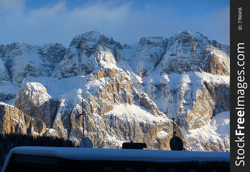 Dolomites And The Roof