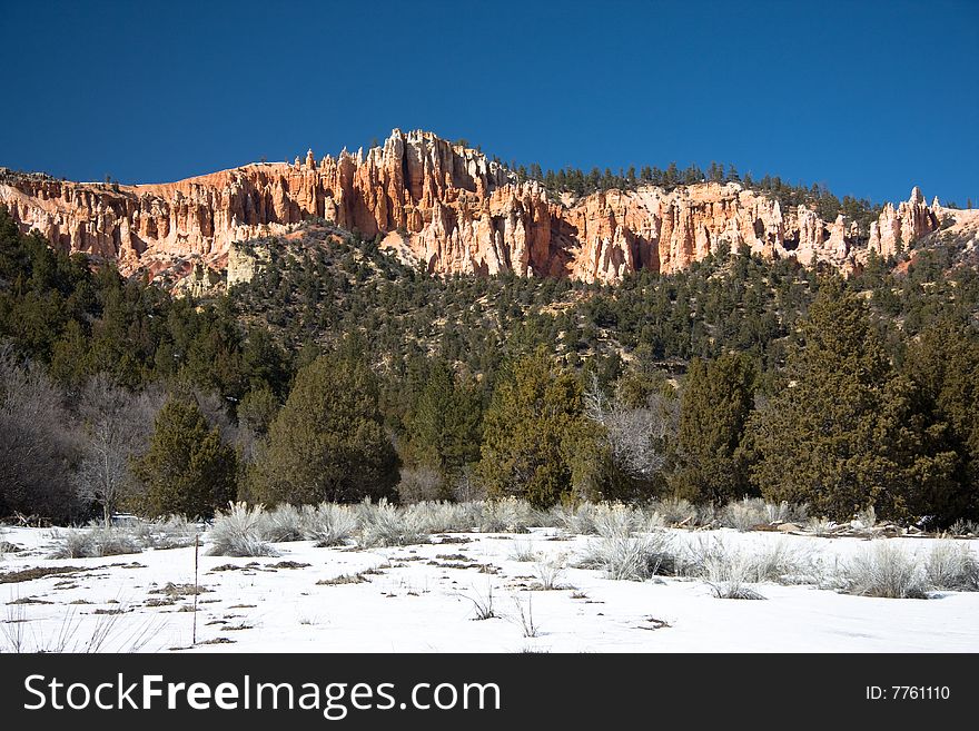 Winter Meets Red Rock Canyon