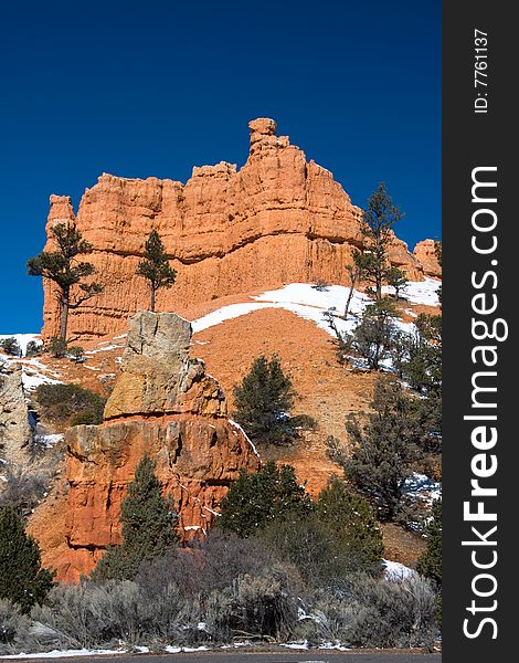 Red Canyon is located along Scenic Byway 12, just 9 miles from Bryce Canyon. Red Canyon is located along Scenic Byway 12, just 9 miles from Bryce Canyon.