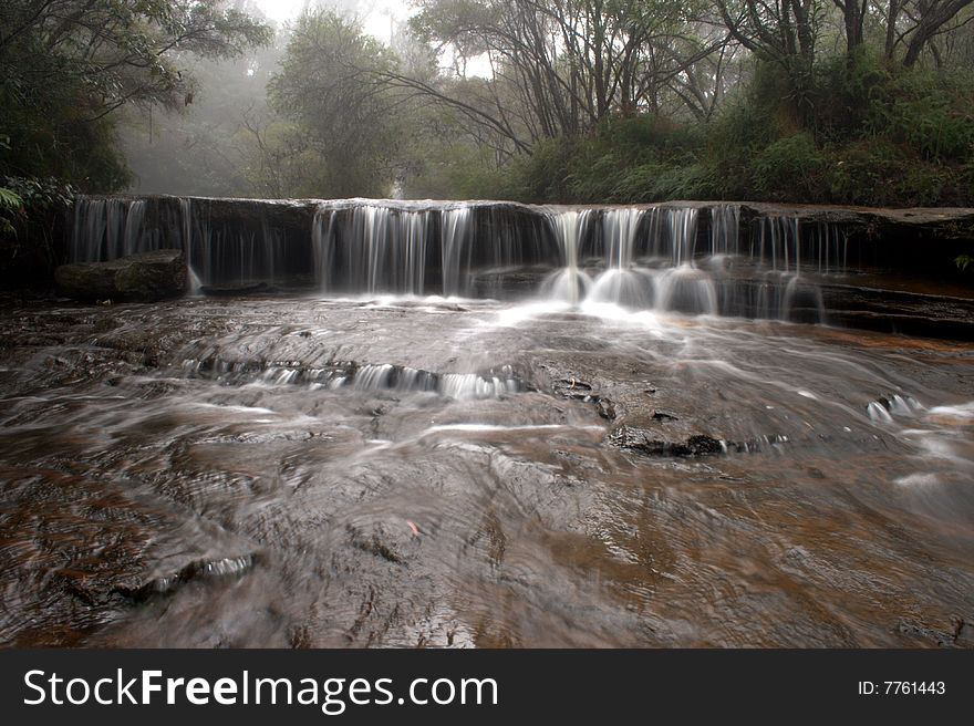 Wentworth Falls, Blue Mountains, Katoomba, NSW, Australia. Wentworth Falls, Blue Mountains, Katoomba, NSW, Australia