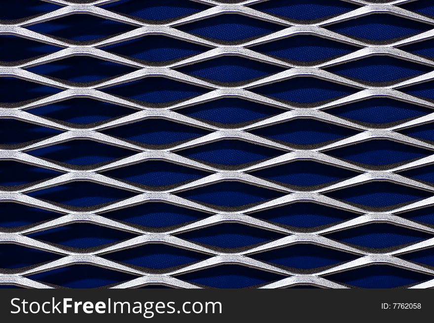 A steel diamond pattern, good for backgrounds. Nice texture.