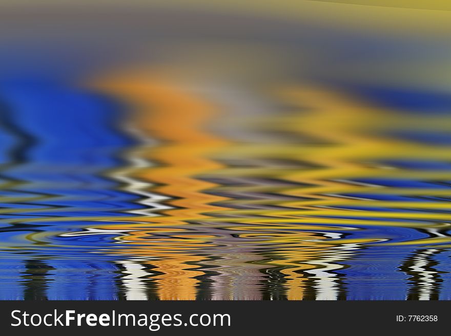 Horizontal colored abstract background - illustration