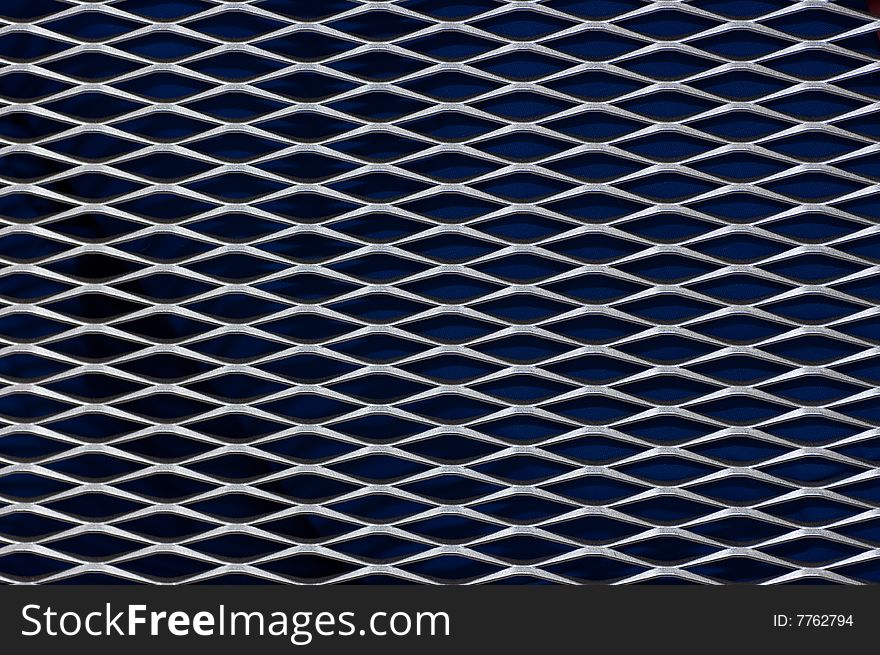 A steel diamond pattern, good for backgrounds. Nice texture.