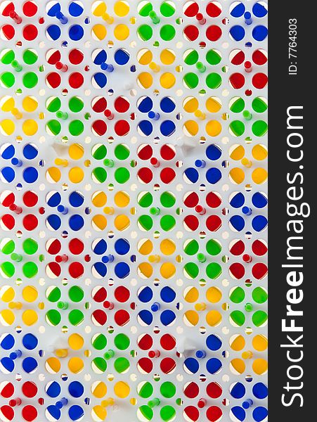 Colorful mosaic pins - for background