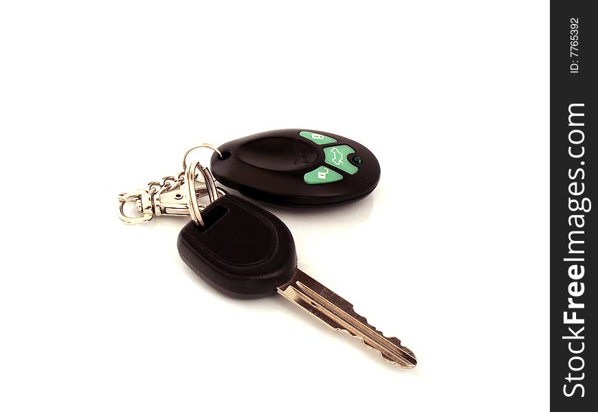 Photo of car key with alarm