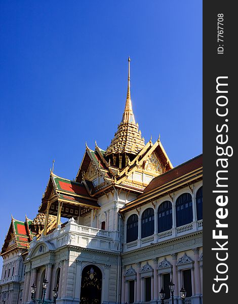 The Old Grand Palace is located nearby the temple, Wat Phra Kaew, Bangkok, Thailand. The Old Grand Palace is located nearby the temple, Wat Phra Kaew, Bangkok, Thailand