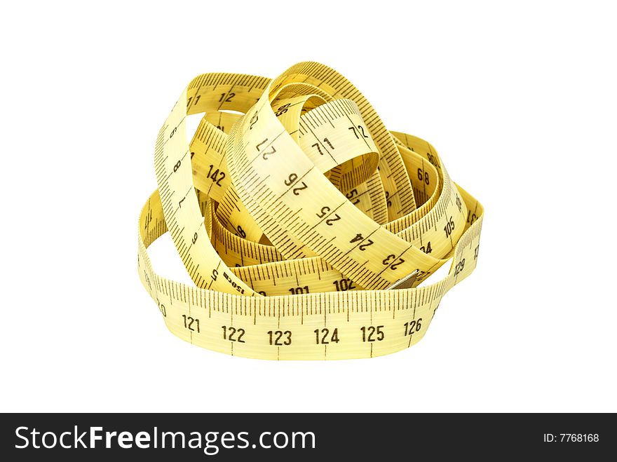 Tape measure (isolated on white)