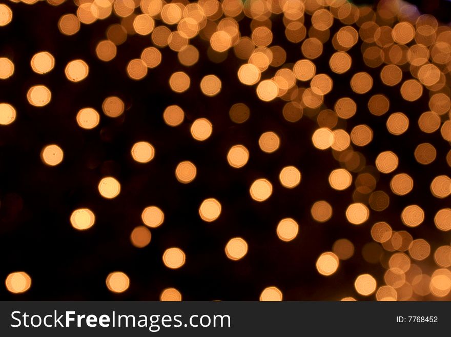 Abstract background with unfocused light sources
