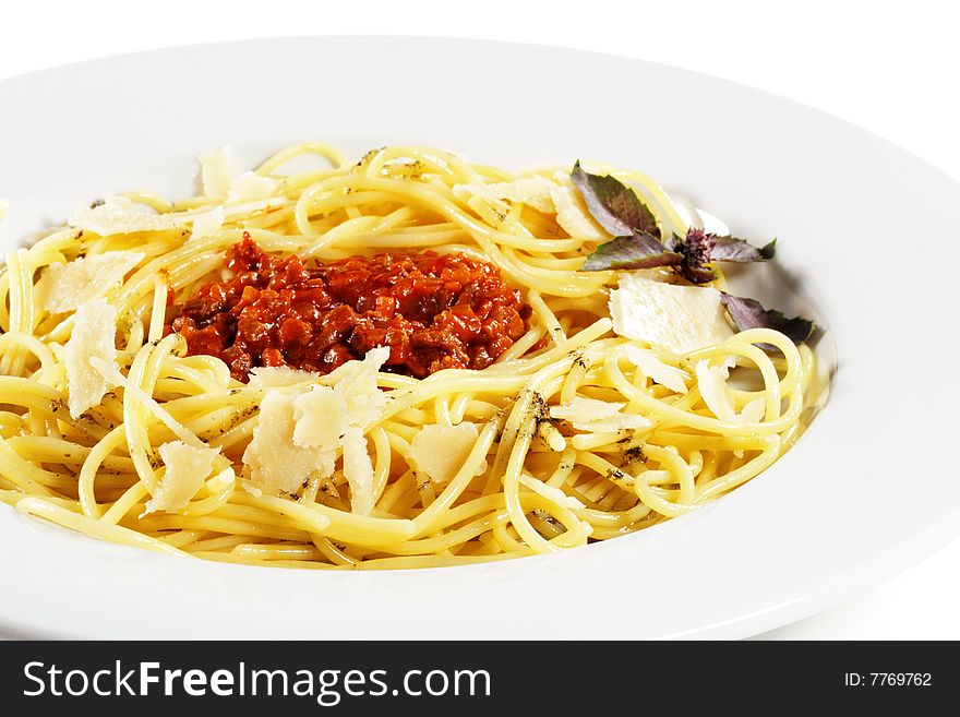 Spaghetti With Bolognese Sauce