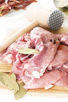Raw Meat Royalty Free Stock Photography