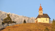 Church On A Hill No.1 Royalty Free Stock Photo Church On A Hill No.1 Royalty Free Stock Photo