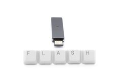 Stylish Usb Flash Drive And Flash Sign Royalty Free Stock Images Stylish Usb Flash Drive And Flash Sign Royalty Free Stock Images