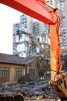 Demolition Royalty Free Stock Photography