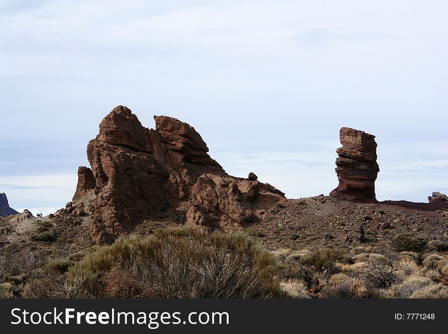 Roque Cinchado In Teide Park