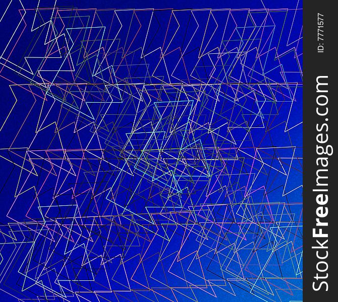 Wire-frame Shapes are featured in an abstract background illustration. Wire-frame Shapes are featured in an abstract background illustration.