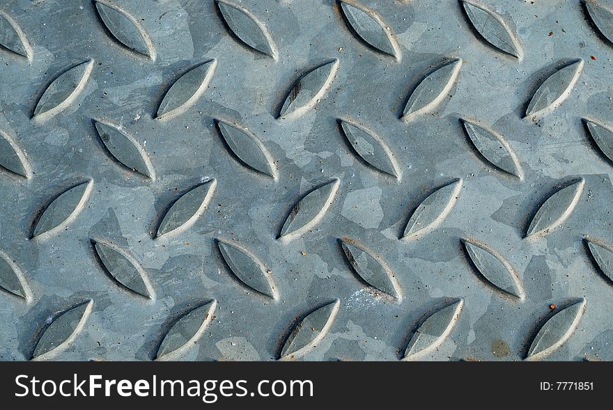 Diamond plate steel texture background. Diamond plate steel texture background