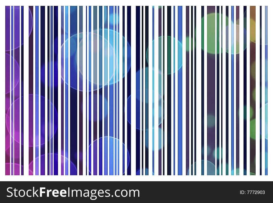 Strips isolated on white background