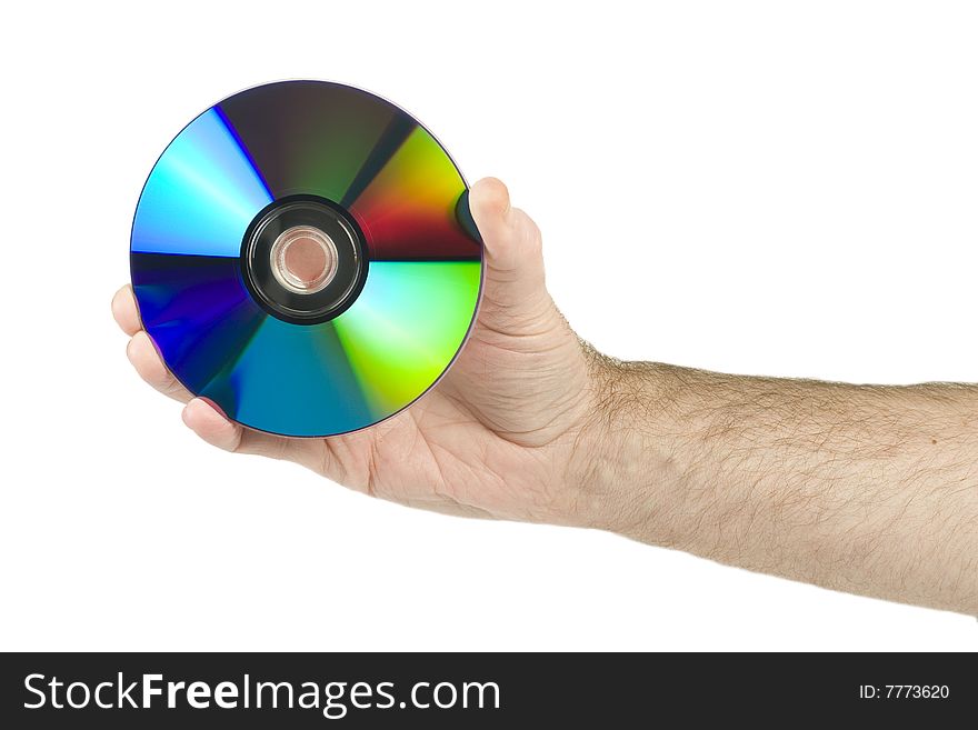 Holding Cd In Hand