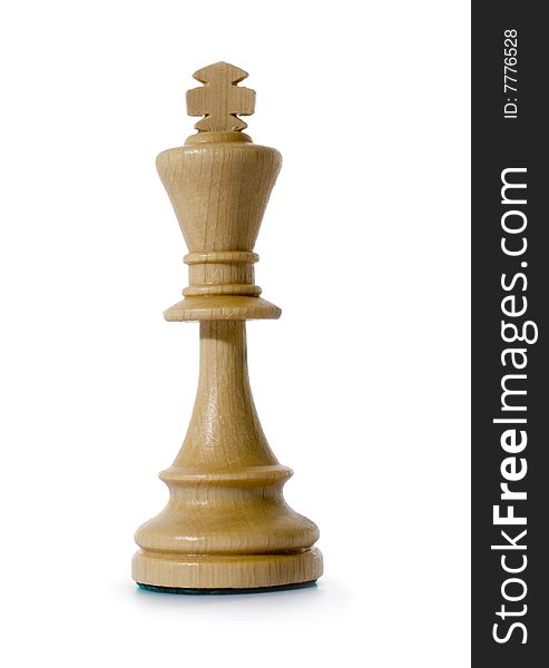 Chess composition on white background