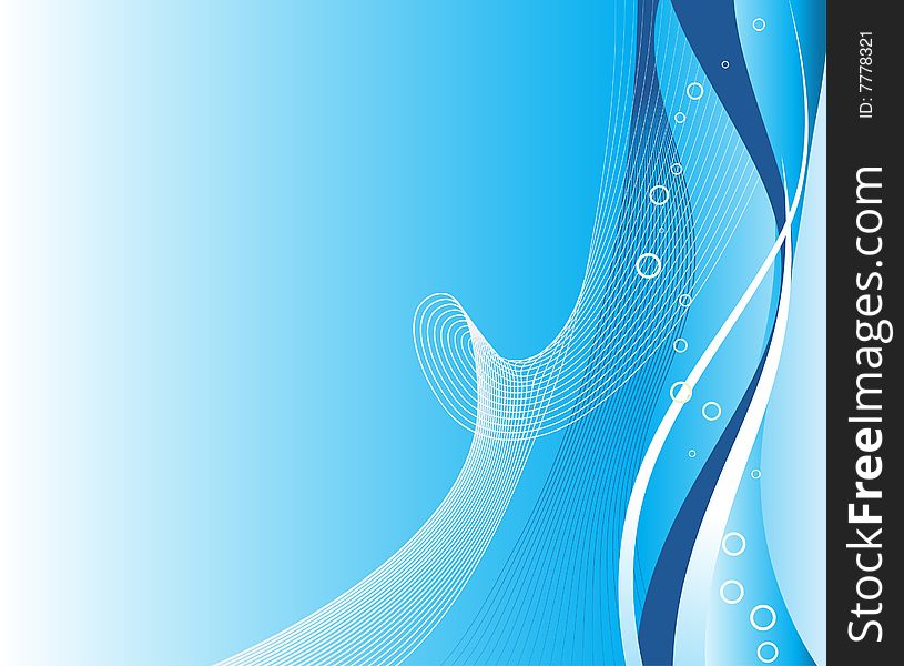 Abstract blue background. vector illustration