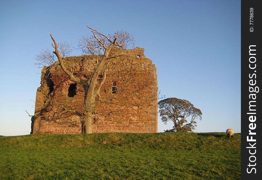 Picture shows the ruins of Cessford Castle near Kelso in the Scottish Borders. Picture shows the ruins of Cessford Castle near Kelso in the Scottish Borders