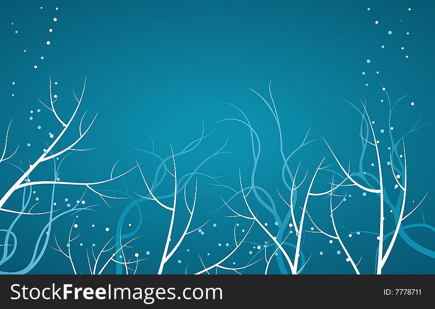 Abstract winter background. vector illustration