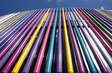 Coloured Tubes Stock Photo Coloured Tubes Stock Photo