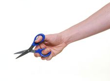 Hand Holding Scissors Royalty Free Stock Photos Hand Holding Scissors Royalty Free Stock Photos