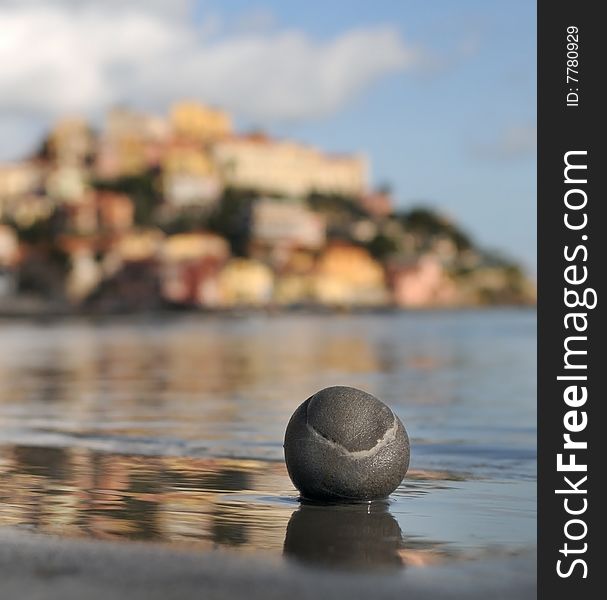Small stone ,Imperia beach