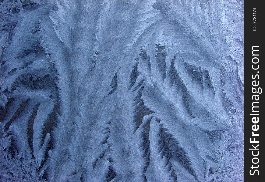 Abstract pattern on a window