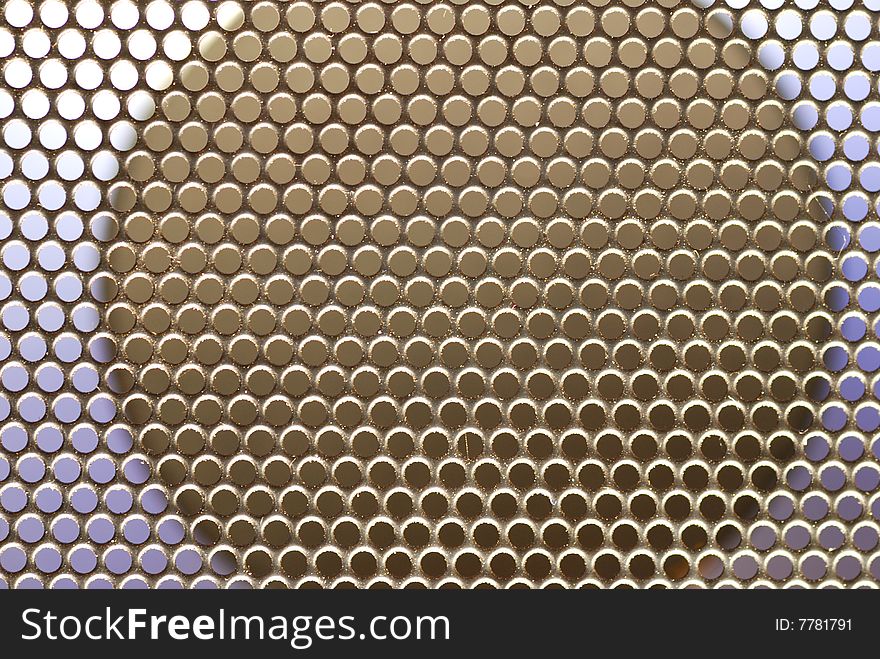 Bee hive shaped background closeup shoot