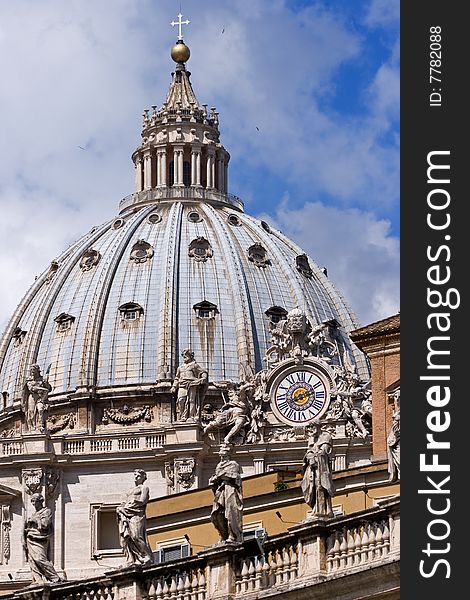 St. Peter's church. Rome. Vatican.