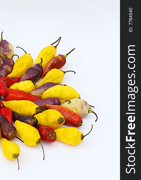 Delicious collection of spicy hot peppers