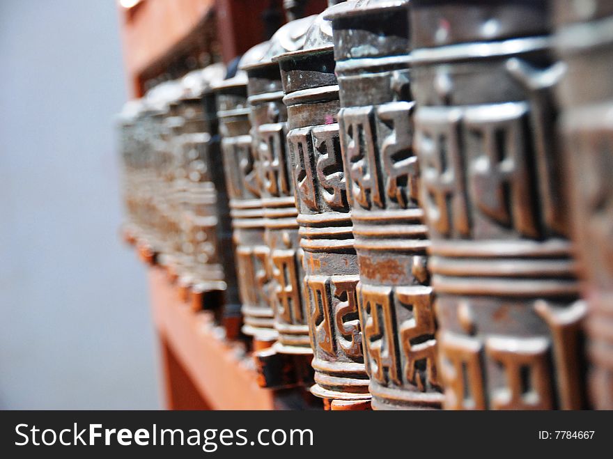 Nepali Prayer Wheels