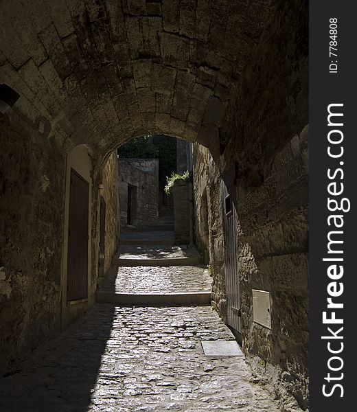 Les Baux-de-Provence is a small and beatiful  village near Saint Remy, in Provence, France