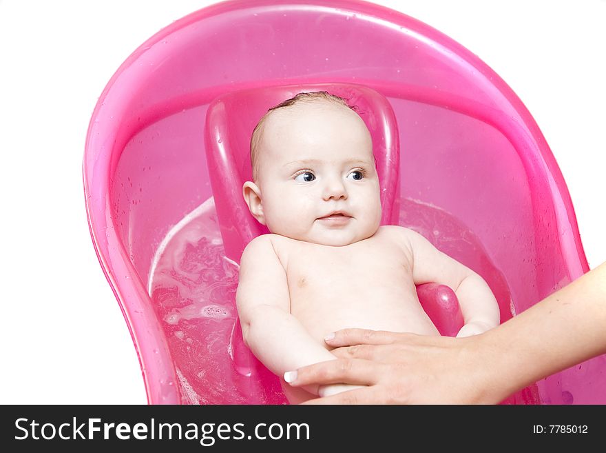 Baby in bath