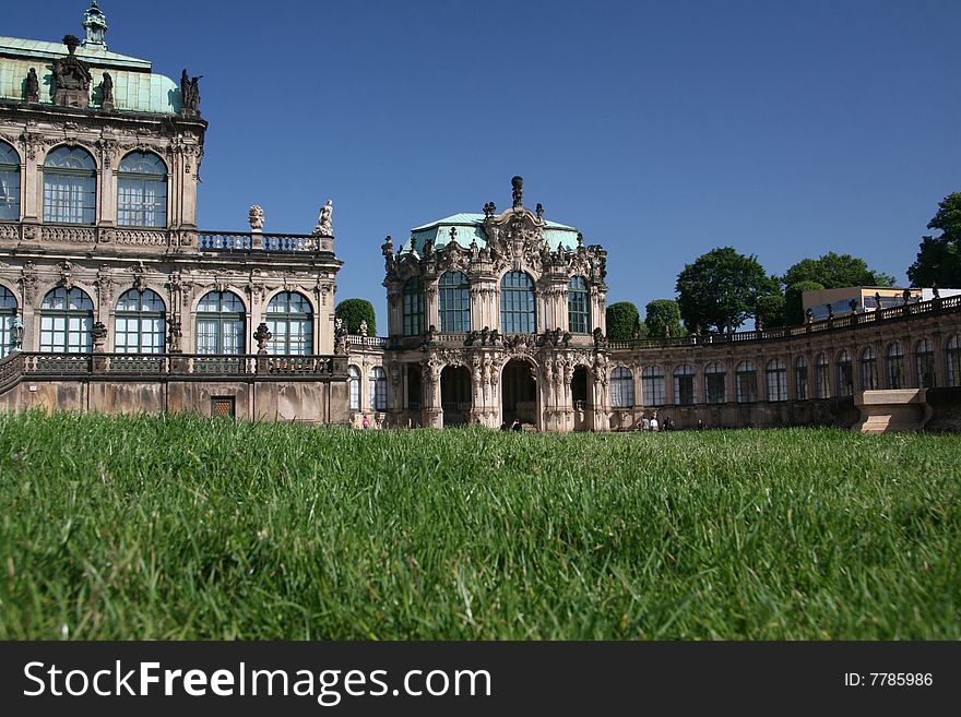 Zwinger Palace In Dresden - Germany