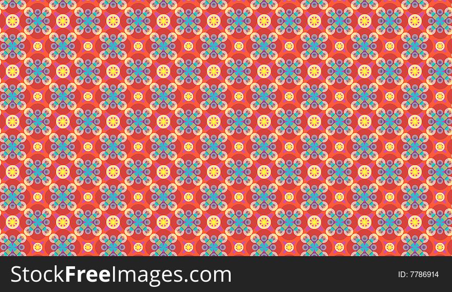 Eastern red pattern background texture in bold and strong repeat form. Eastern red pattern background texture in bold and strong repeat form.