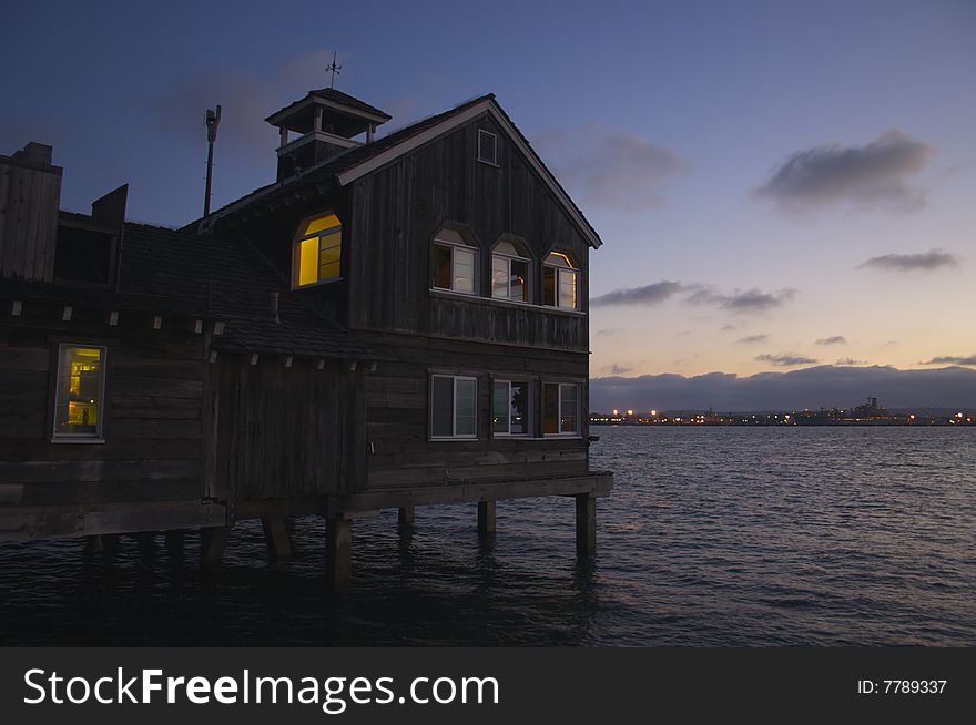 Restaurant in San Diego's Seaport Village, in California. Restaurant in San Diego's Seaport Village, in California.