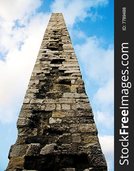 Old Obelisk In Istanbul