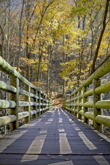 Autumn Bridge Royalty Free Stock Image Autumn Bridge Royalty Free Stock Image