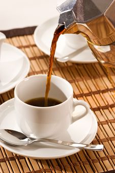 Pouring Coffee Stock Images Pouring Coffee Stock Images